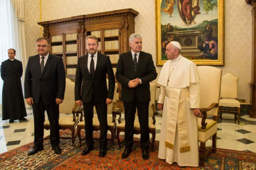 Predsjedništvo BiH kod pape
