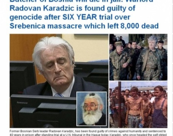 Svjetski mediji "razapinju" Karadžića
