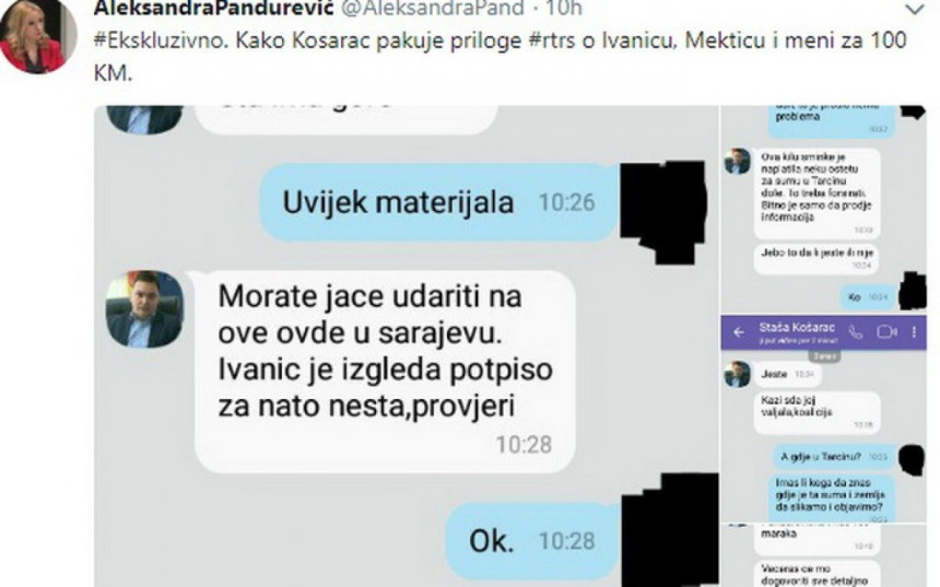 Košarac slao instrukcije RTRS