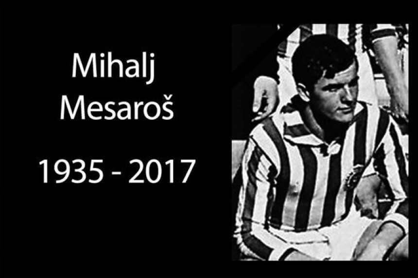 Umro Mihalj Mesaroš - legendarno krilo Partizana!