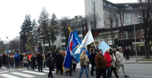 Za prvi maj protestna šetnja