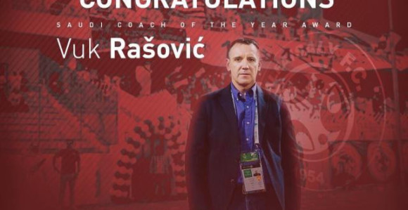Vuk Rašović trener godine u Saudijskoj Arabiji!