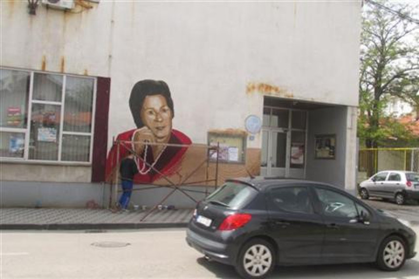 BN Mural posvećen Sofki Nikolić