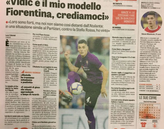 Intervju Nikole Milenkovića za Gazetu...