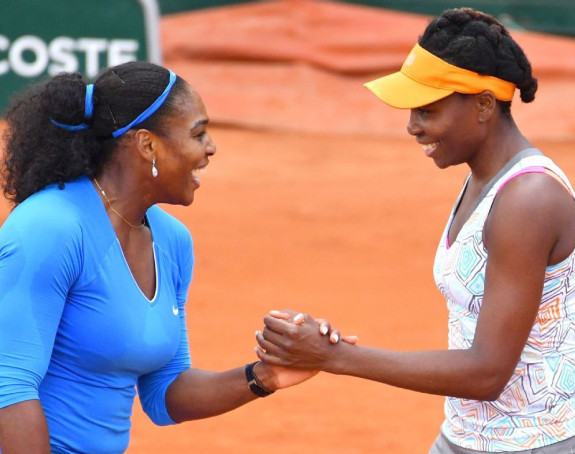 Serena i Venus igraju u dublu na Rolan Garosu!