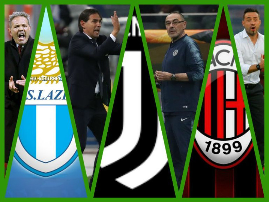 Začarani trenerski krug u velikim klubovima Serije A!