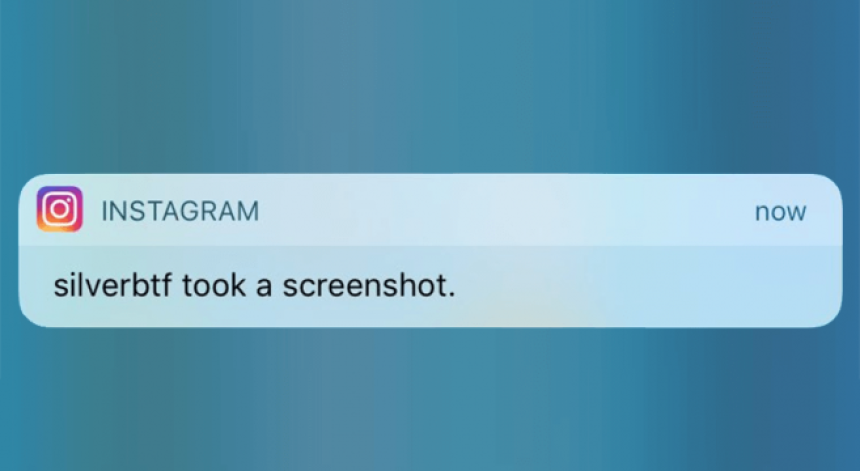 Инстаграм обавјештава ваше пратиоце када направите сцреенсхот