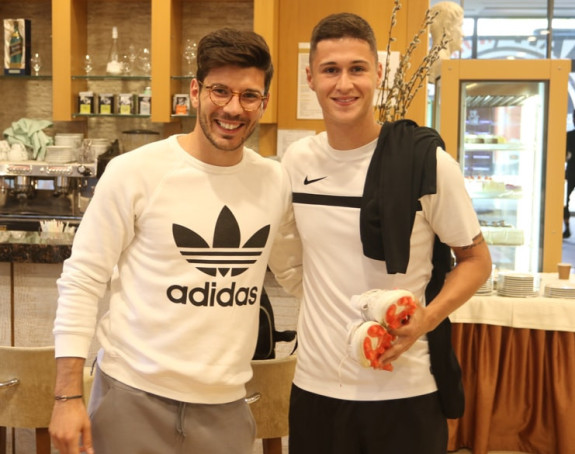 Miloš Jojić u posjeti Partizanu u Sloveniji