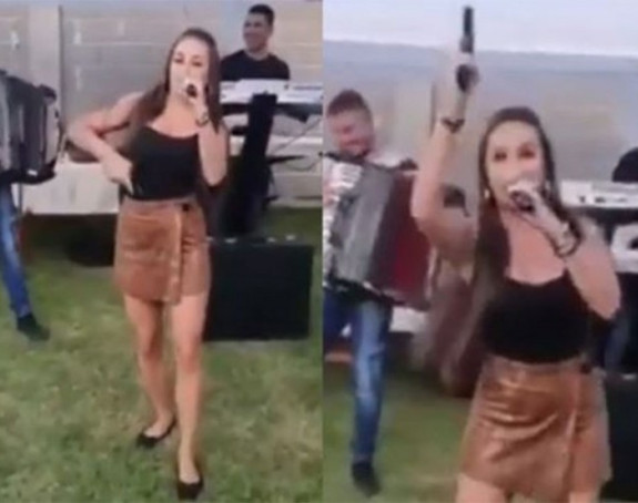 Hit na internetu: Pjevala, pa pucala