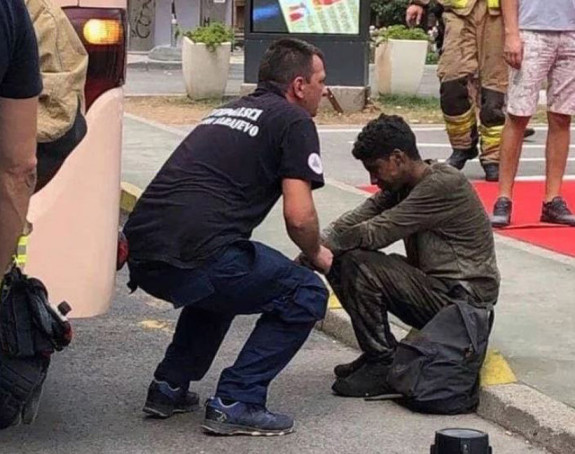 Drama: Migranta jedva izvukli ispod autobusa 