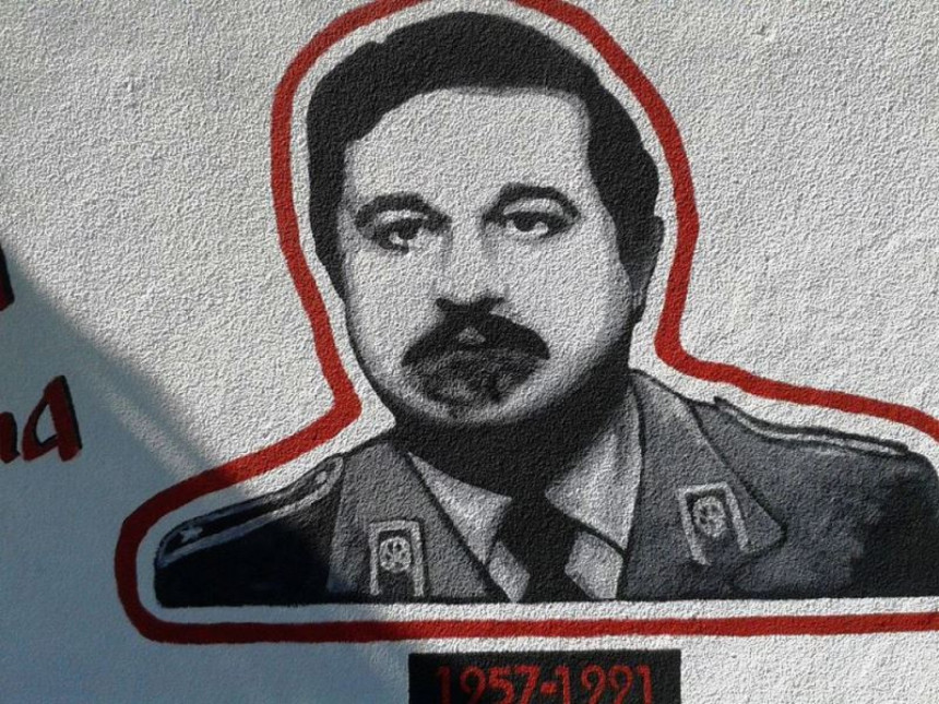 Vandali uništili grafit majora Milana Tepića