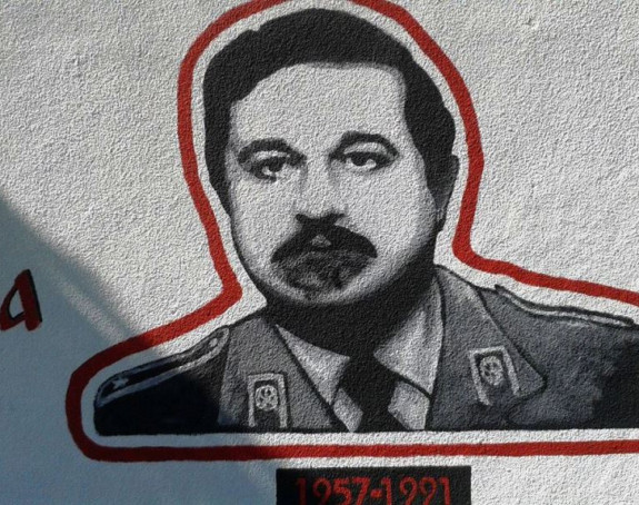 Вандали уништили графит мајора Милана Тепића