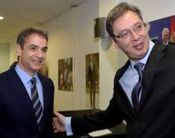 Vučić se sastao sa Micotakisom, Kosovo tema