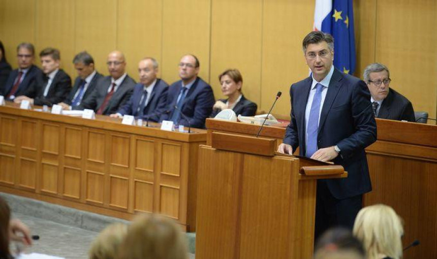 Plenkovićev radni dan u Banskim dvorima