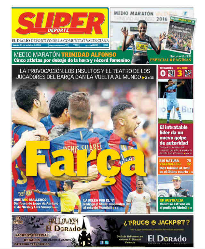 Španija se ujedinila protiv Barse... Ili Farse?!