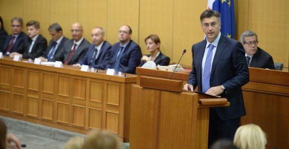 Plenkovićev radni dan u Banskim dvorima