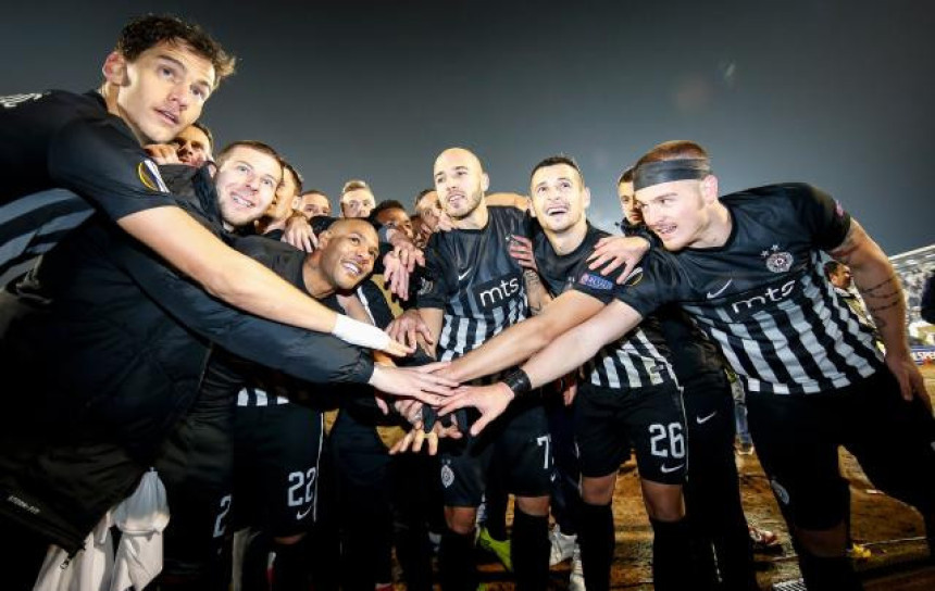 LE - Partizan: Za klub, navijače, Srbiju!