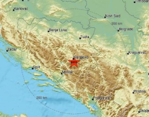 Земљотрес погодио Сарајево и околину