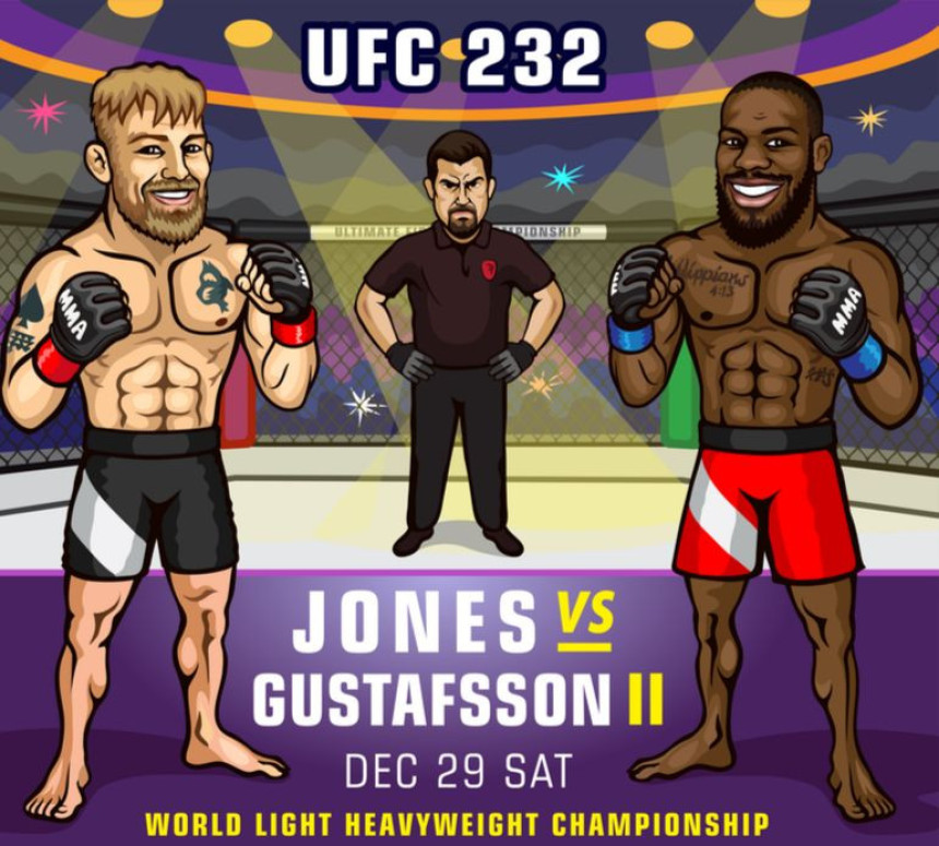 UFC 232 preseljen u Kaliforniju!