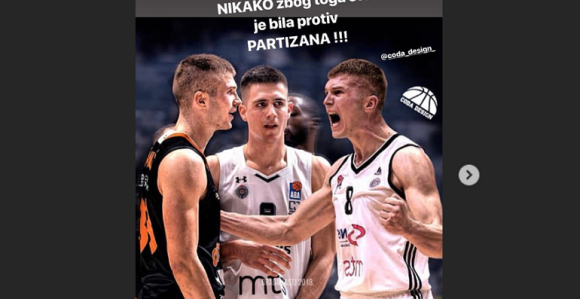 Murić: Neka me psuju, ja ću i dalje navijati za Partizan!