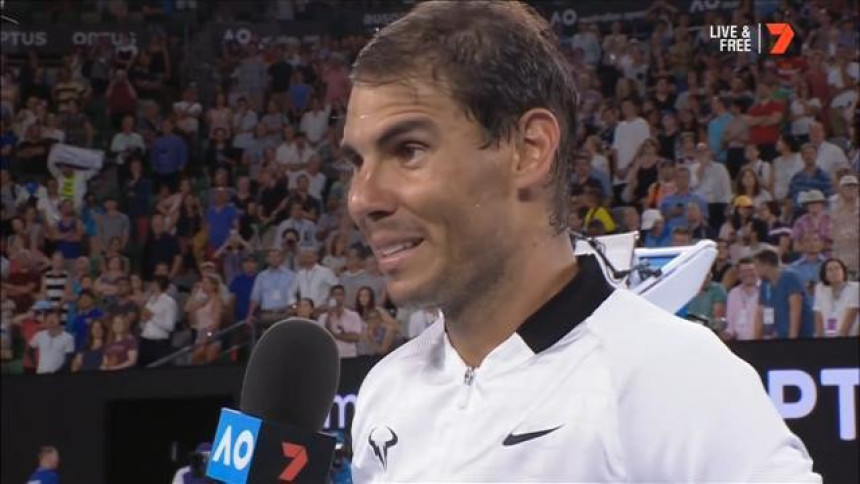 AO - Nadal: Finale sa Federerom?! Ma, pustite me da uživam u ovoj pobjedi!