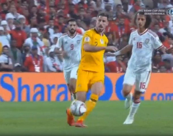Azijski kup: Velika greška Degeneka, UAE izbacili Australiju!