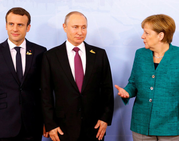 Putin, Merkelova i Makron “na vezi“