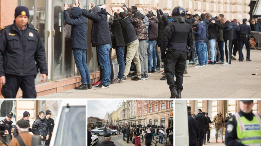 "Ово је Србија": Црногорци правили хаос у Загребу!