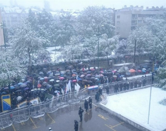 Borci okončali proteste u Sarajevu