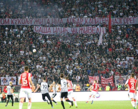 "Delije" posvetile parolu Saši Iliću!