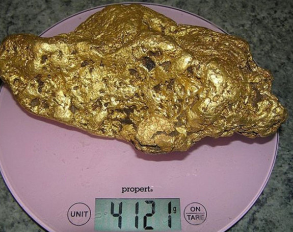 Našao grumen zlata težak 4 kilograma