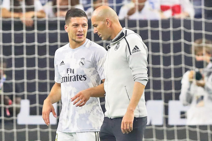  Zidan: Luka Jović dobiće više prilika da igra