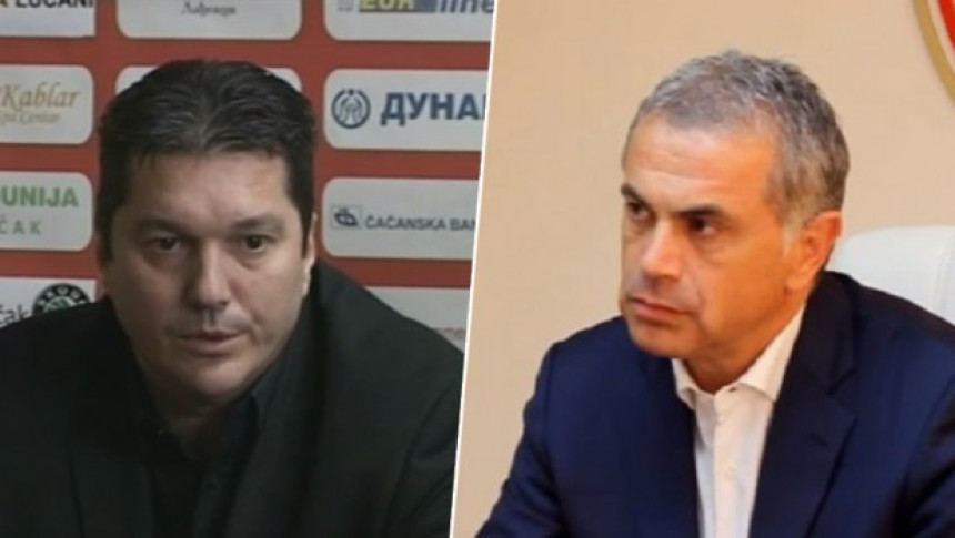 Zamalo se potukli Zvezdan Terzić i direktor čačanskog Borca!