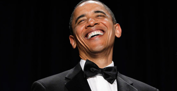 Obama zabavljao publiku "tvitovima"