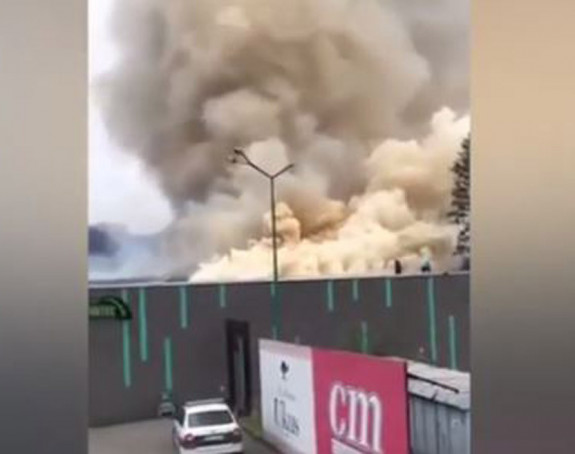 Tešanj: Izbio veliki požar u restoranu "Ukus"