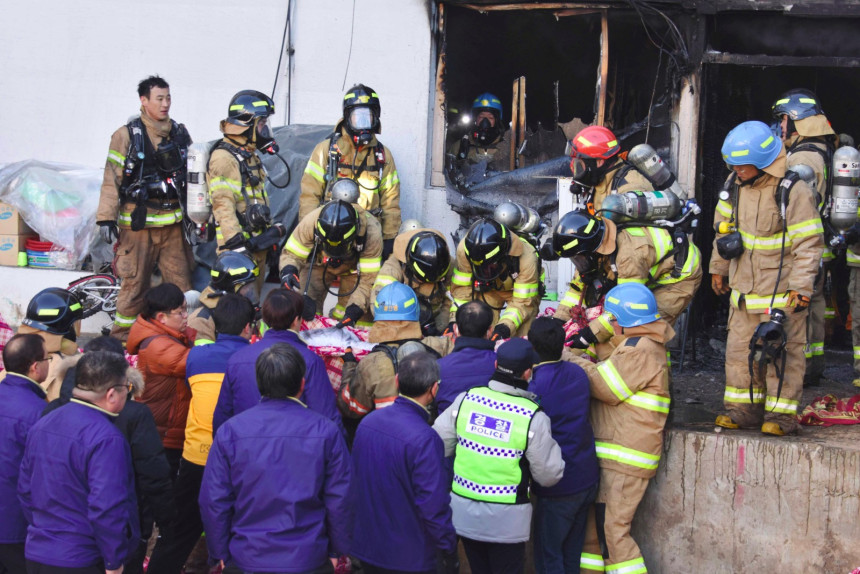 Požar u bolnici-41 osoba poginula