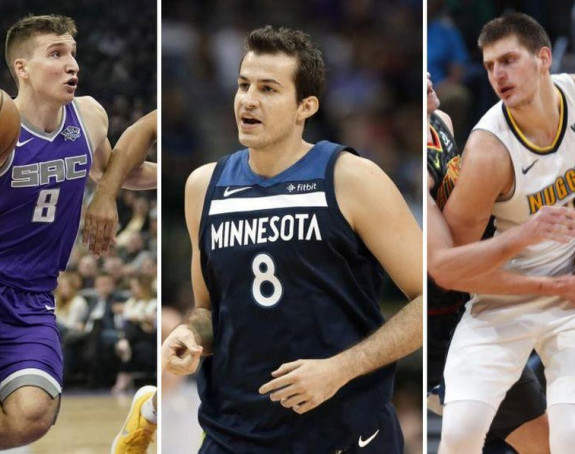 Jokić blizu tripl-dabla, Bogdan promašio "klač", Bjelica trojkaš!