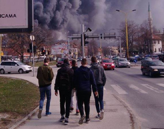 Plinska boca uzrok požara