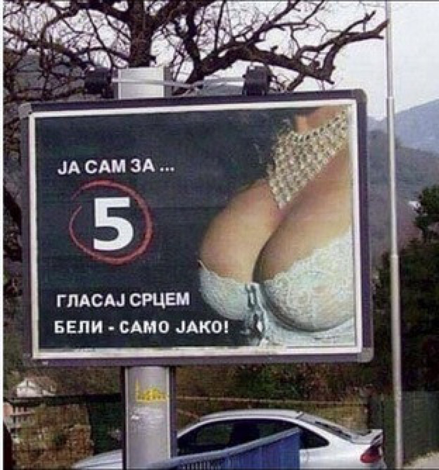 Bilbord Belog hit na internetu