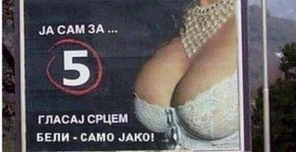 Bilbord Belog hit na internetu