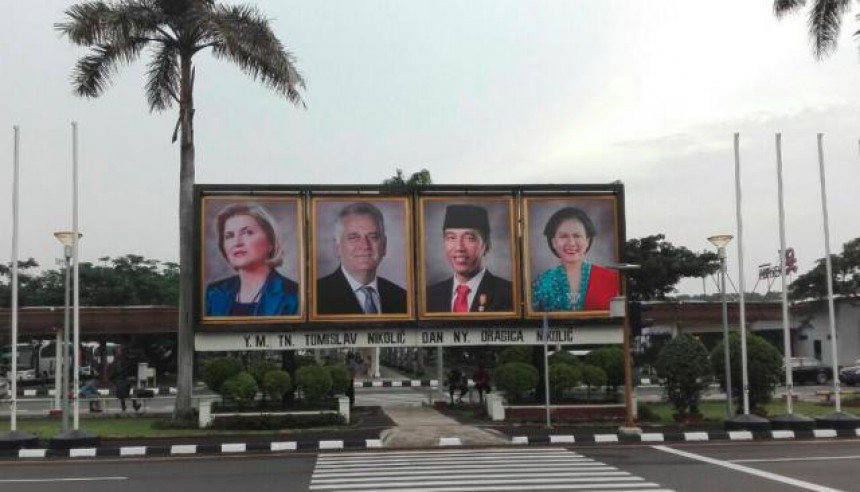 Николић билбордом дочекан у Џакарти