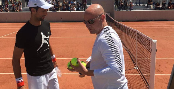 Novak i Agasi odradili prvi trening u Parizu!
