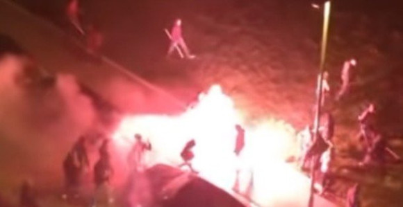 Video: Masovna tuča Grobara i Delija kod Hrama!