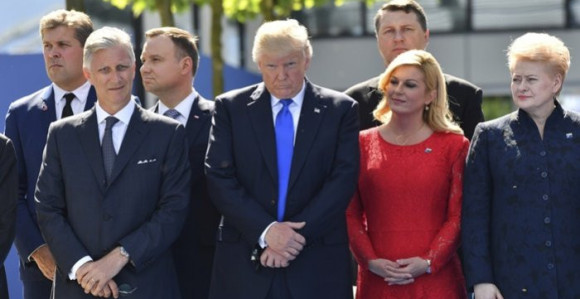 Kolinda bila uz Trampa