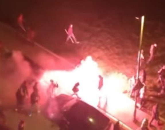 Video: Masovna tuča Grobara i Delija kod Hrama!