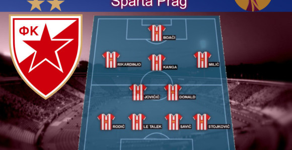 LE: Zvezdin tim za Spartu je sljedeći...