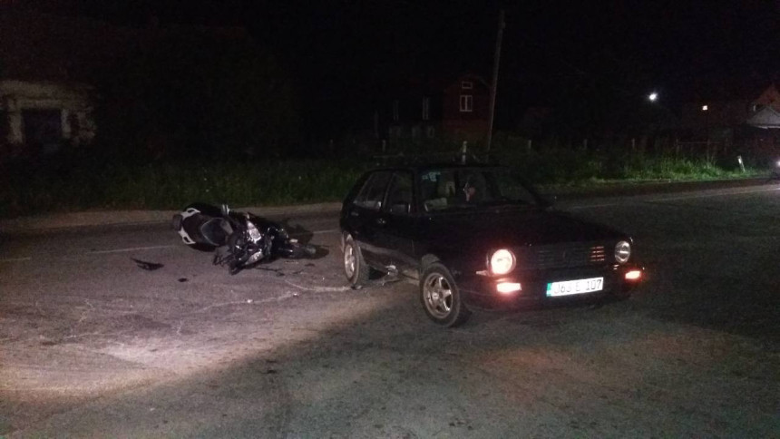 S. Polje: Sudar golfa i motora