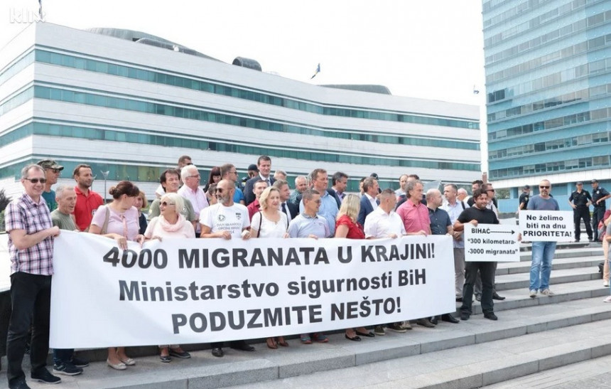 Сарајево: Протест због миграната