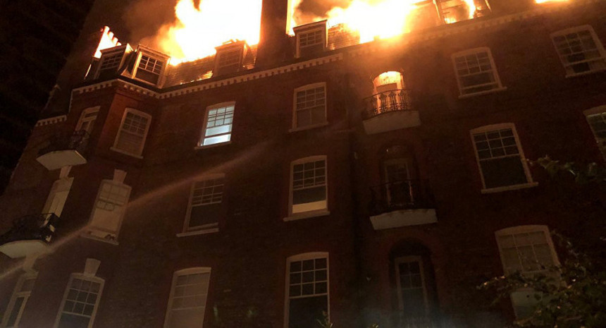 Пожар у Лондону: Евакуисано 50