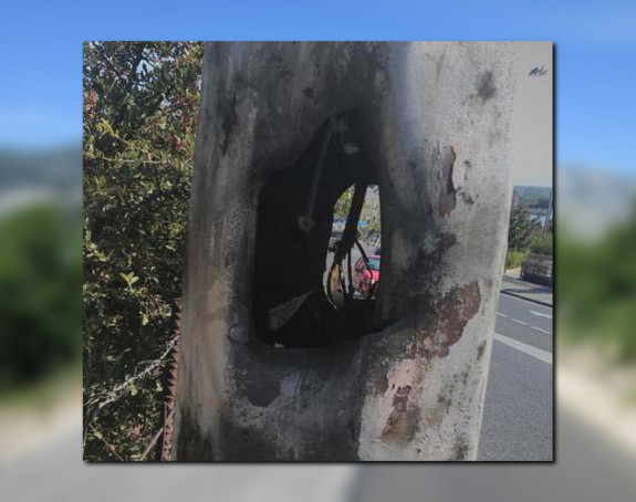 Zoljom pucao na stub sa policijskim radarom